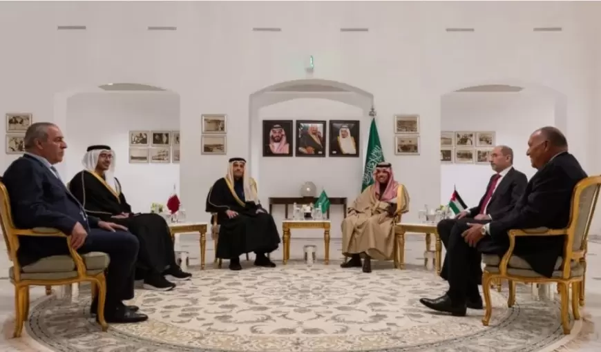 إجتماع الرياض يؤكد ضرورة إنهاء الحرب على غزة فورا 