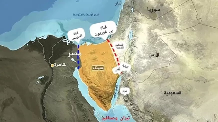 مشروع قناة بن غوريون مخطط صهيوني- أمريكي يمنح إسرائيل السيطرة على حركة الملاحة التجارية في الشرق الأوسط   