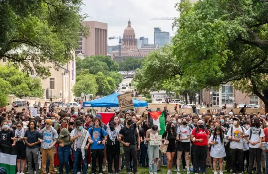 استمرار الاحتجاجات الطلابية في الجامعات الأمريكية دعماً لغزة ورفضاً للعدوان الإسرائيلي