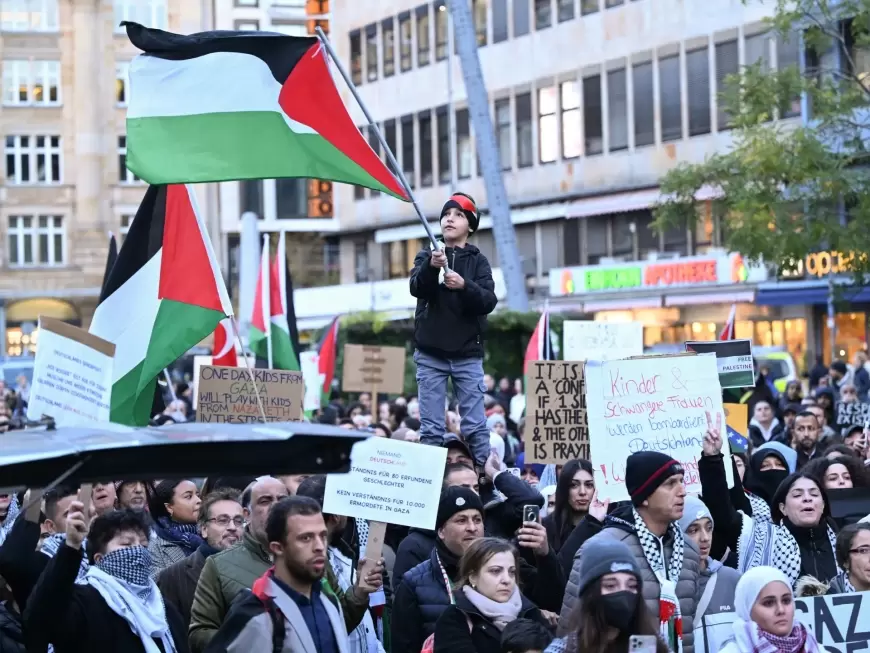مسيرات حاشدة في ألمانيا تنديداً بالعدوان الإسرائيلي