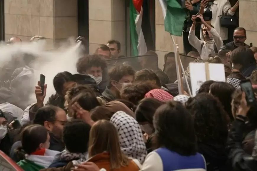 فرنسا تقمع الاحتجاجات الطلابية الداعمة لغزّة