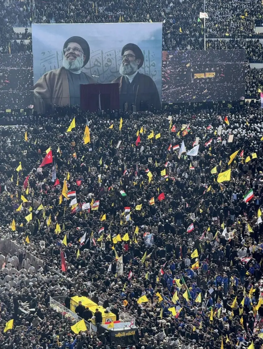 تشييع مهيب لـ "صفي الدين" في جنوب لبنان